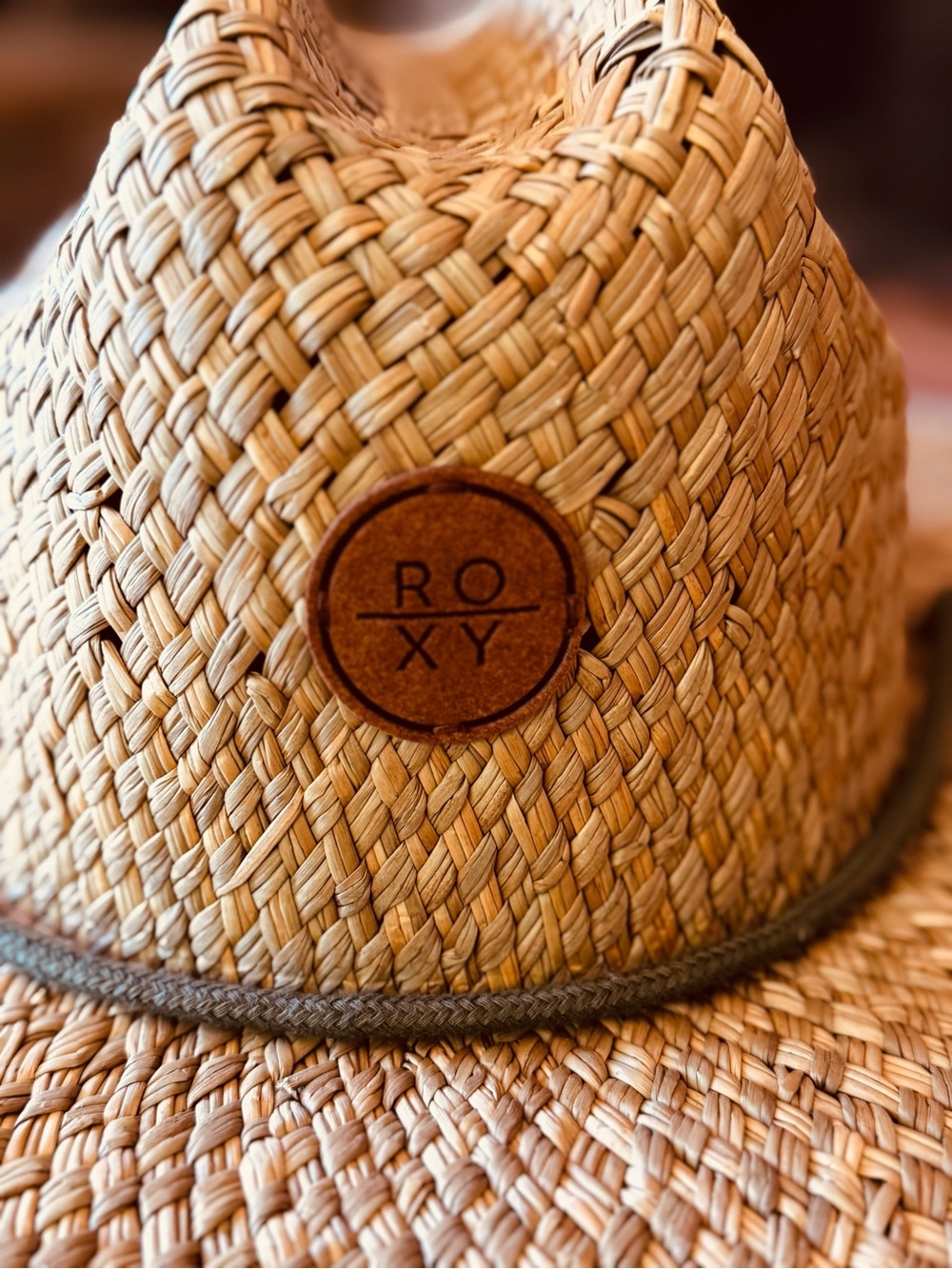 ROXY Roxy Womens  Straw Panama hat nwot m/l - Picture 8 of 9